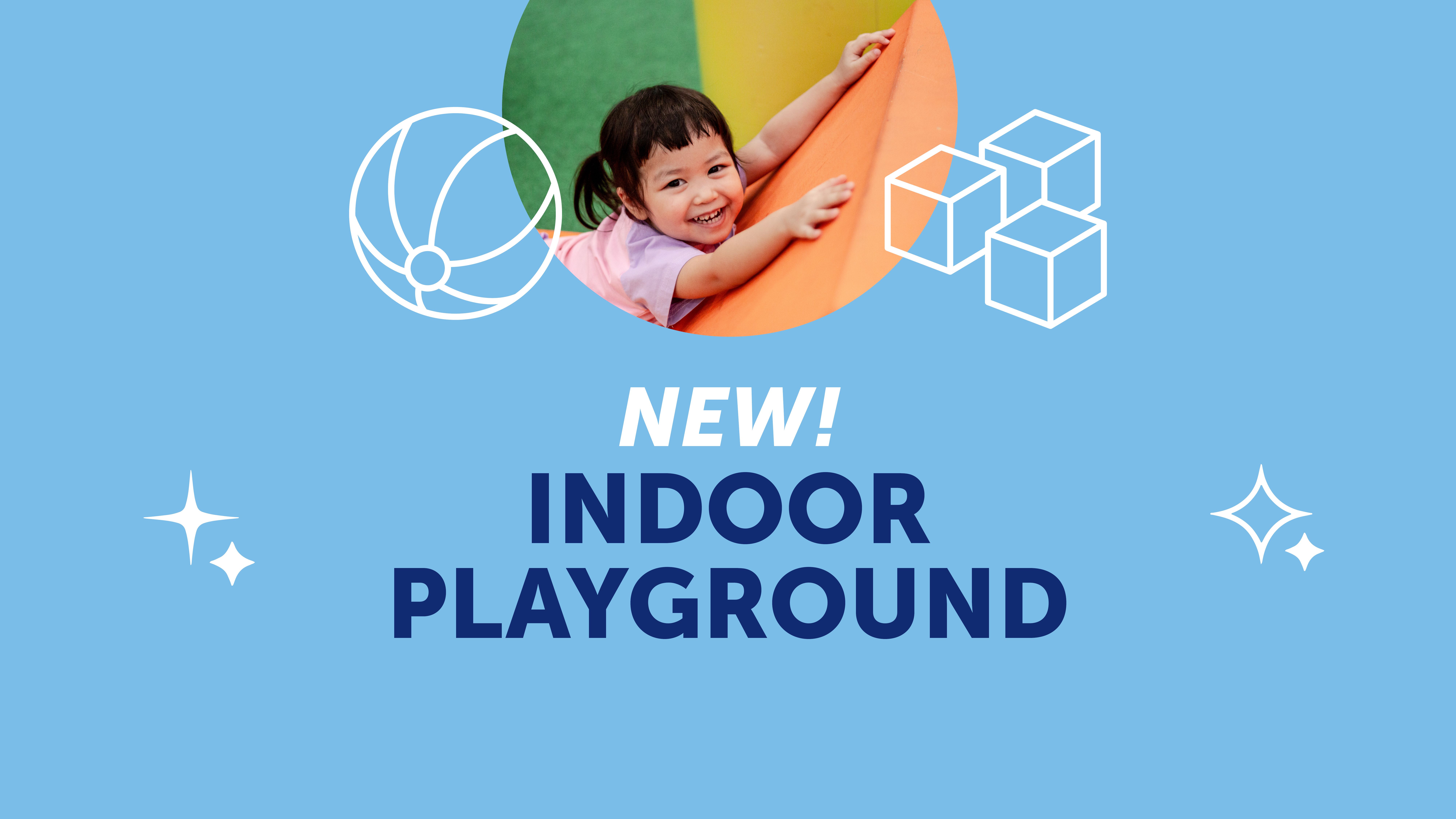 Indoor Play Gym with small child playing