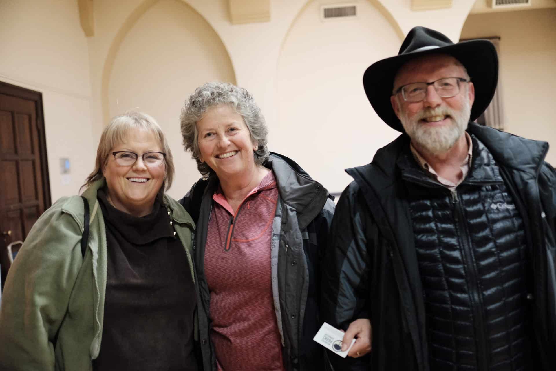 people at public engagement event